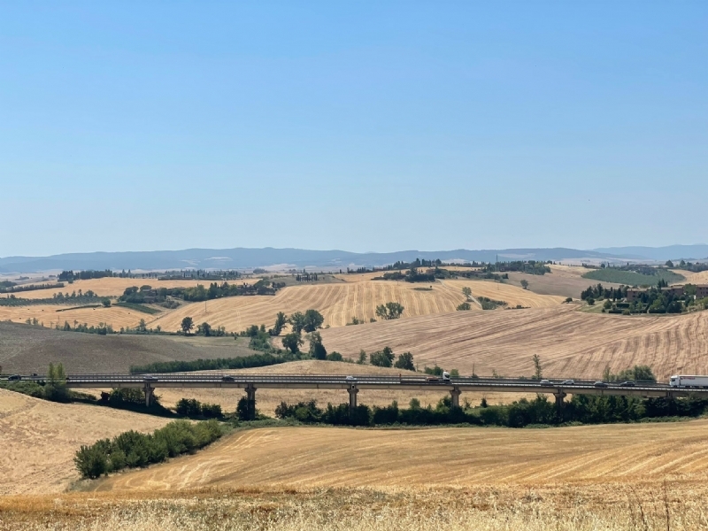 Landschap rondom Siena Landschap rondom Siena