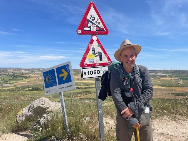 Een pittige klim na Carion de los Condes Een pittige klim na Carion de los Condes